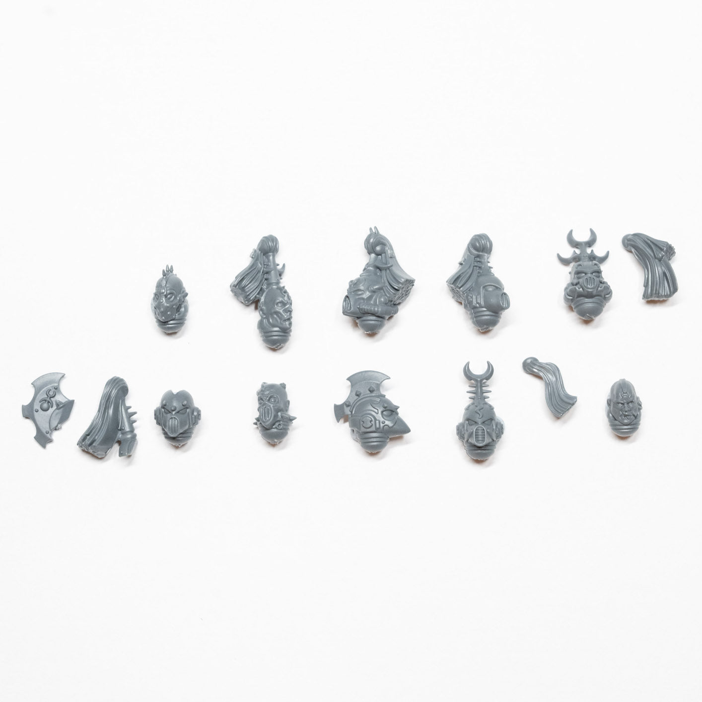Emperors Children Tormentors Heads x 10 - Warhammer - Conversion Part