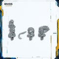 Warhammer 40K Emperors Children Flawless Blades Heads x 3 C - Bits (Bitz)