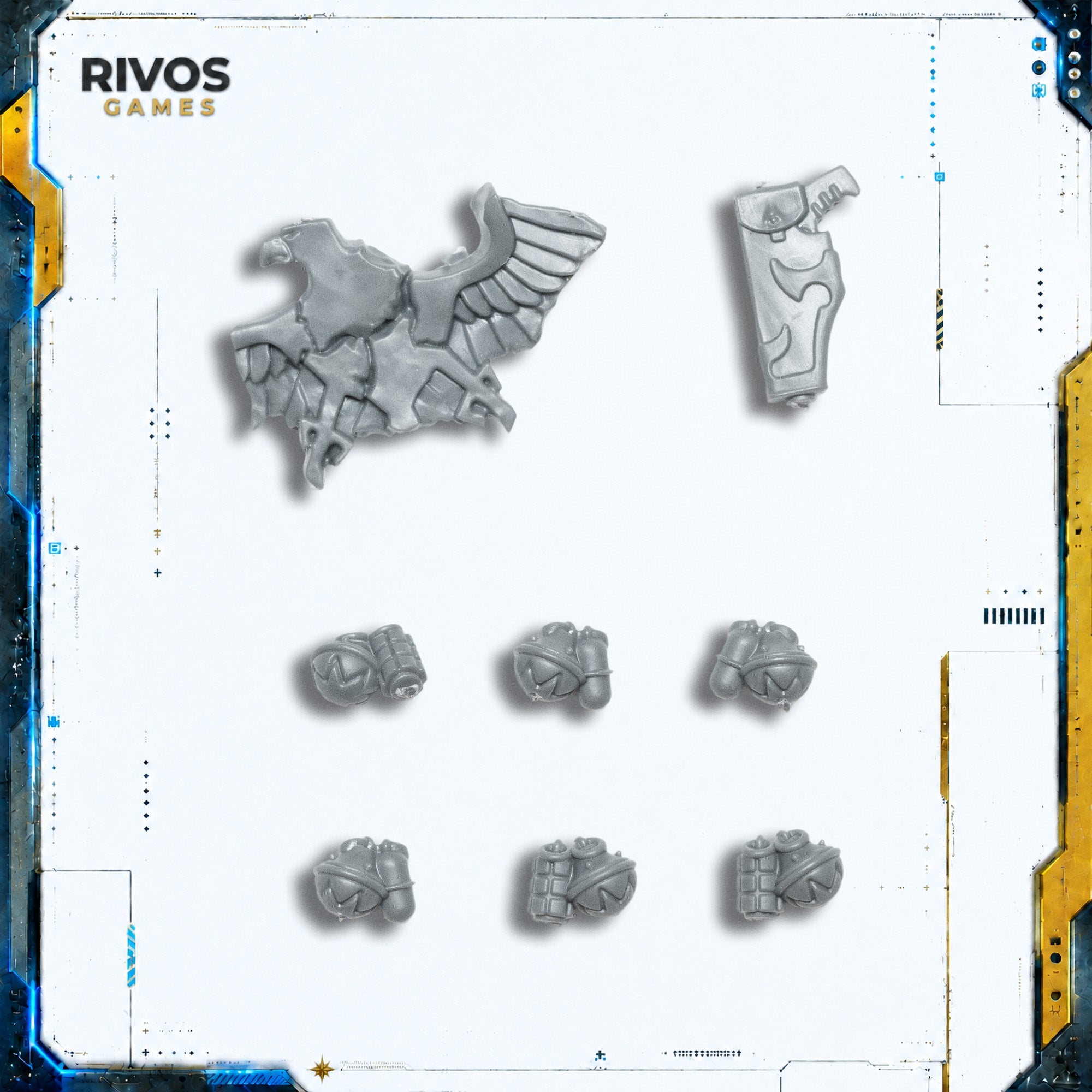 Warhammer 40K Emperors Children Flawless Blades Accessories - Bits (Bitz)