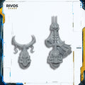 Warhammer 40K Emperors Children Lord Exultant Heads - Bits (Bitz)