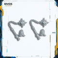 Warhammer Skaven Plague Monks Flail x 2 - Bits (Bitz)