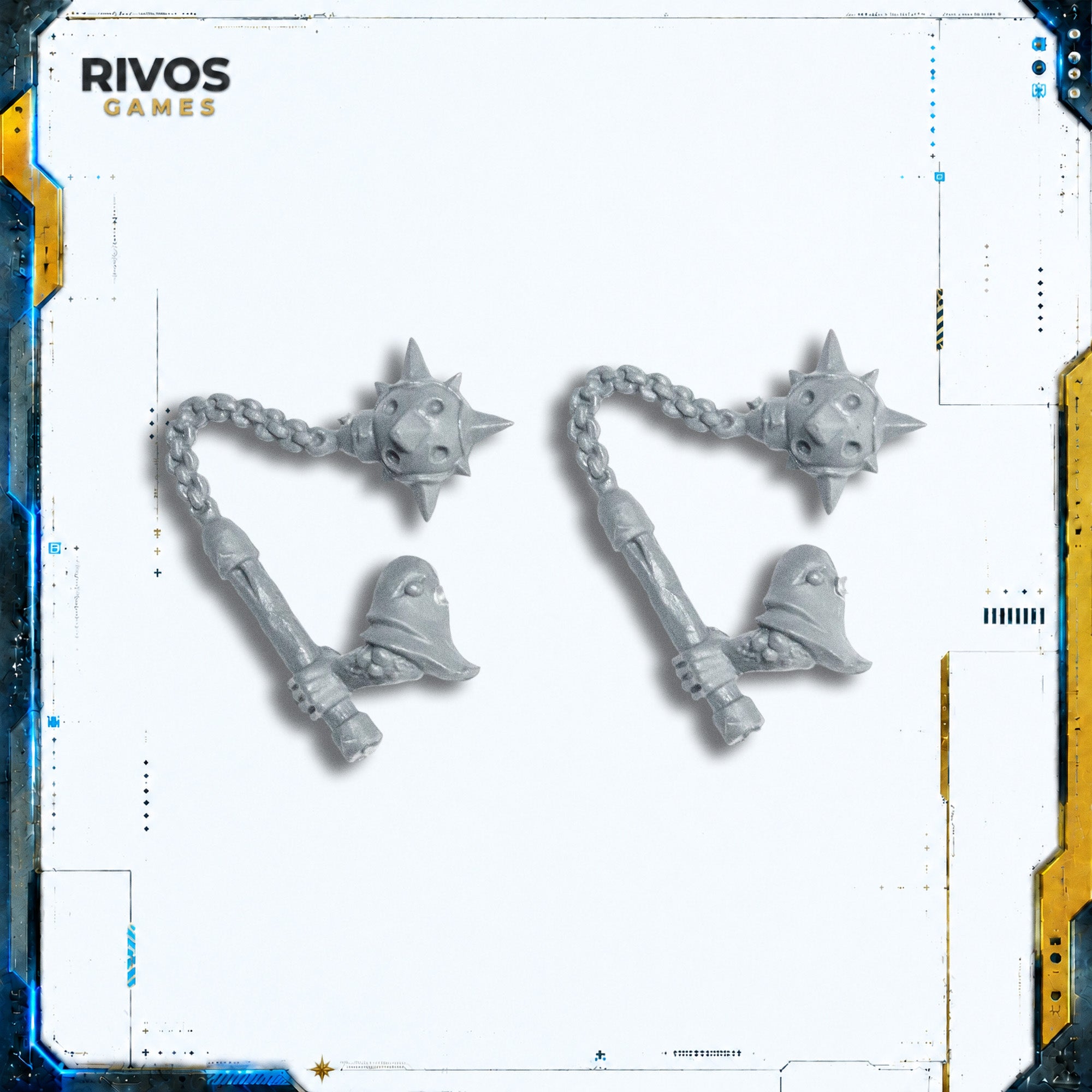Warhammer Skaven Plague Monks Flail x 2 - Bits (Bitz)