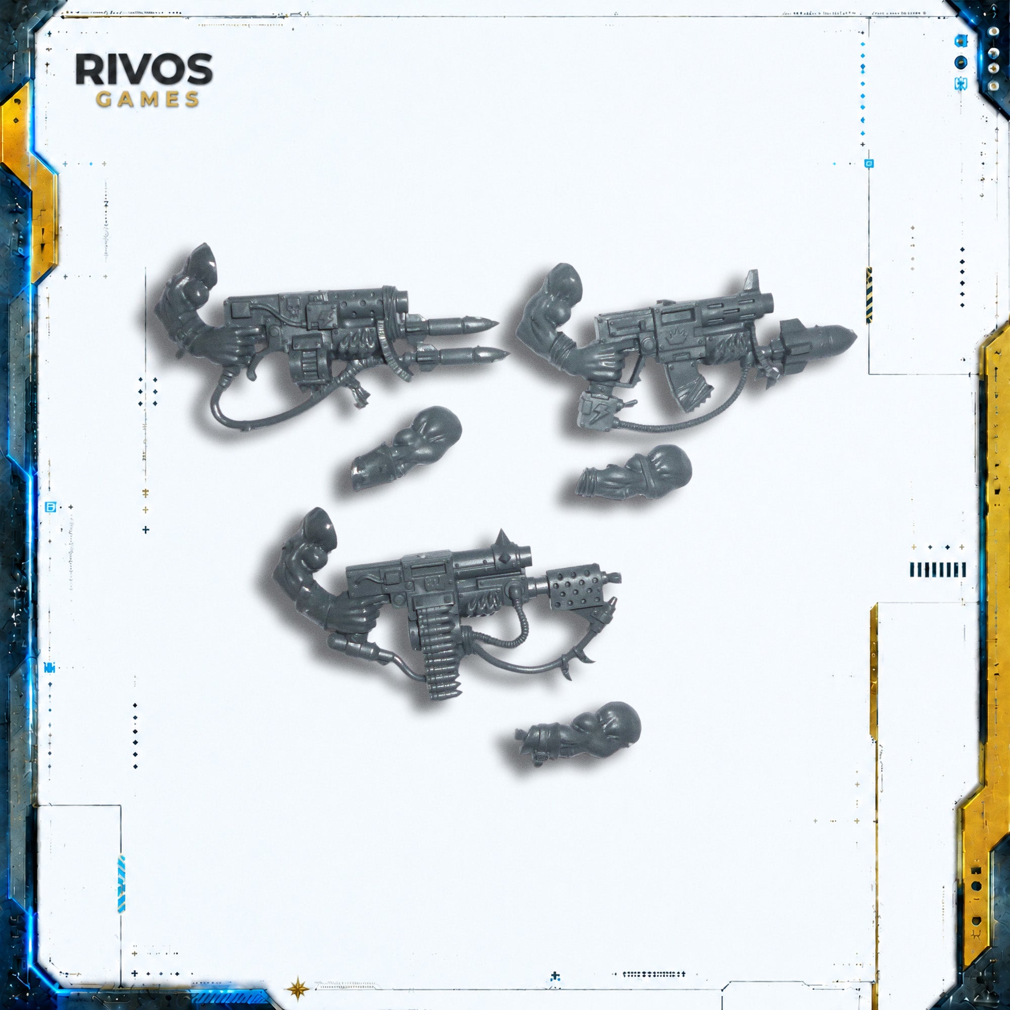 Warhammer 40K Orks Ork Nobz Kombi Weapons - Bits (Bitz)