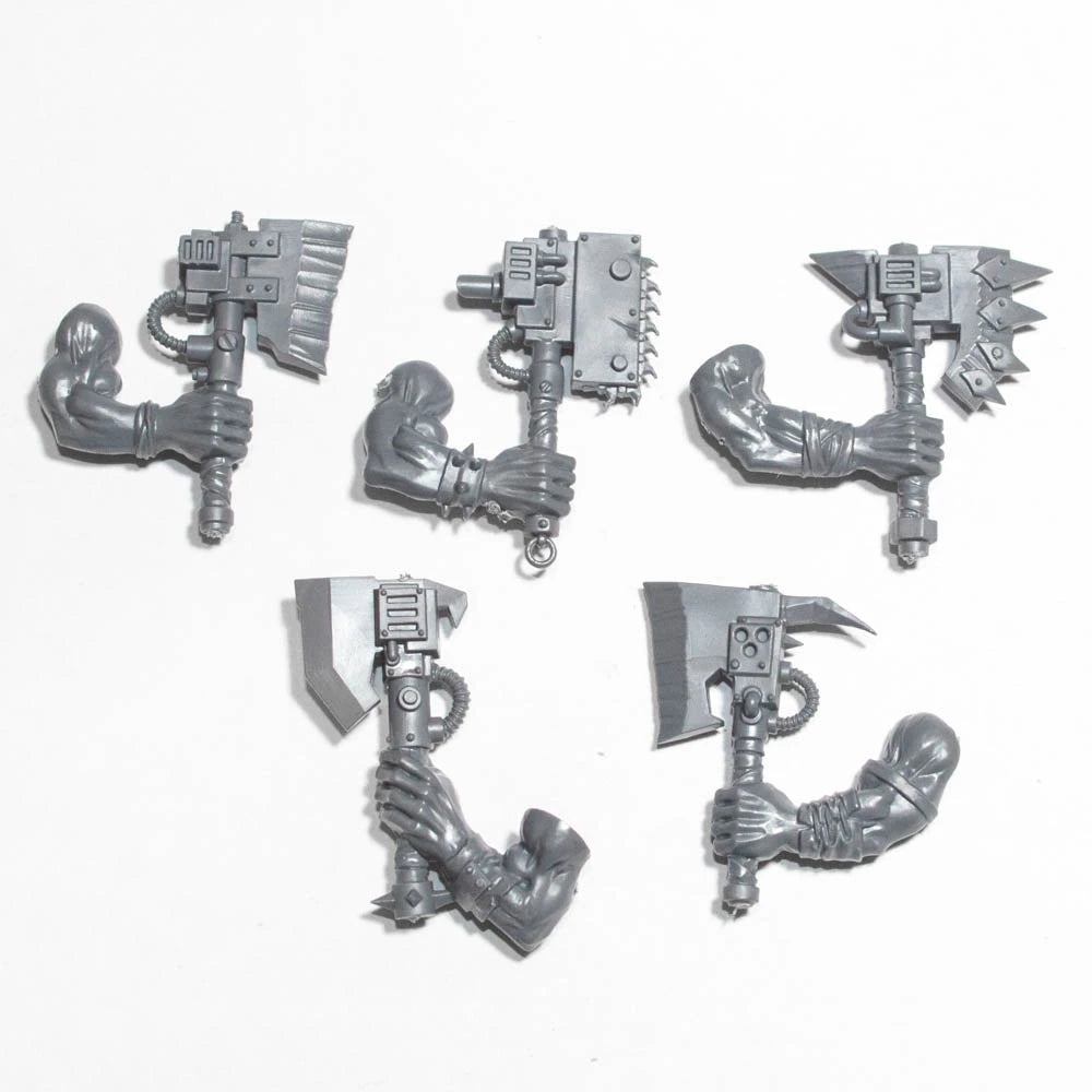 Warhammer 40K Orks Ork Nobz Choppa x 5 Bits Bitz