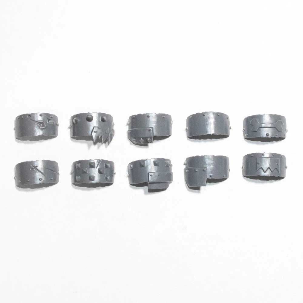 Warhammer 40K Orks Ork Nobz Shoulder Pads x 10 A Bits Bitz