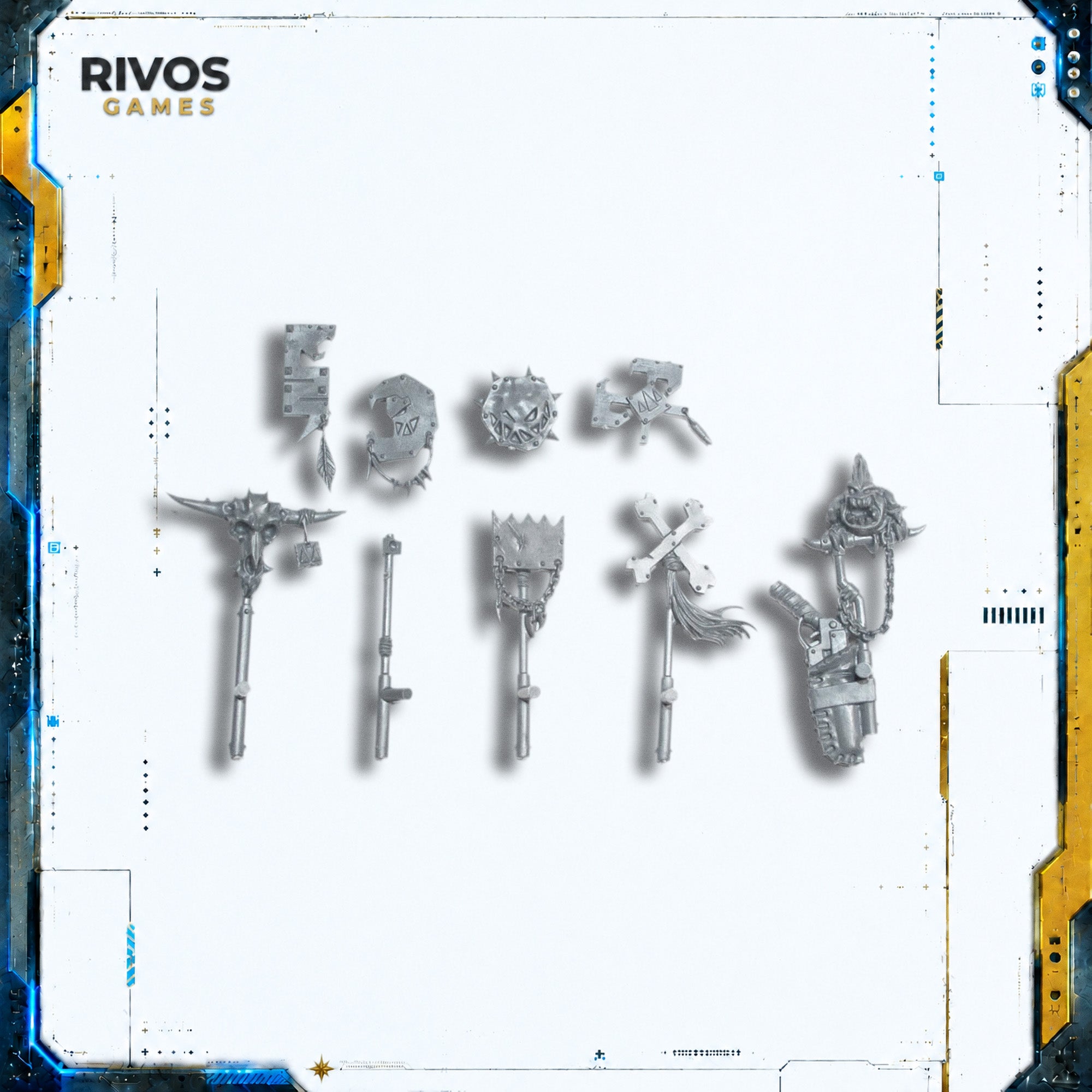 Warhammer 40K Orks Ork Nobz Icons - Bits (Bitz)