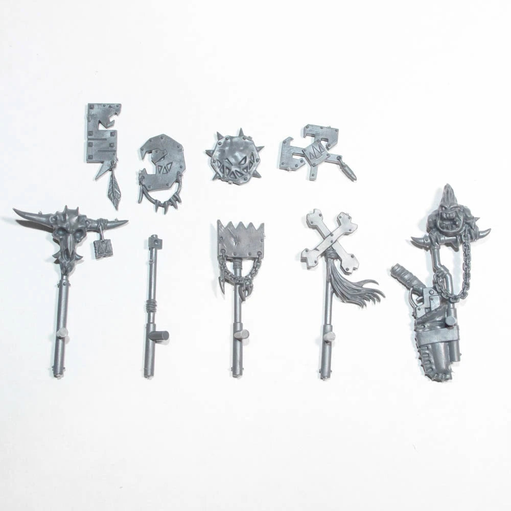 Warhammer 40K Orks Ork Nobz Icons Bits Bitz