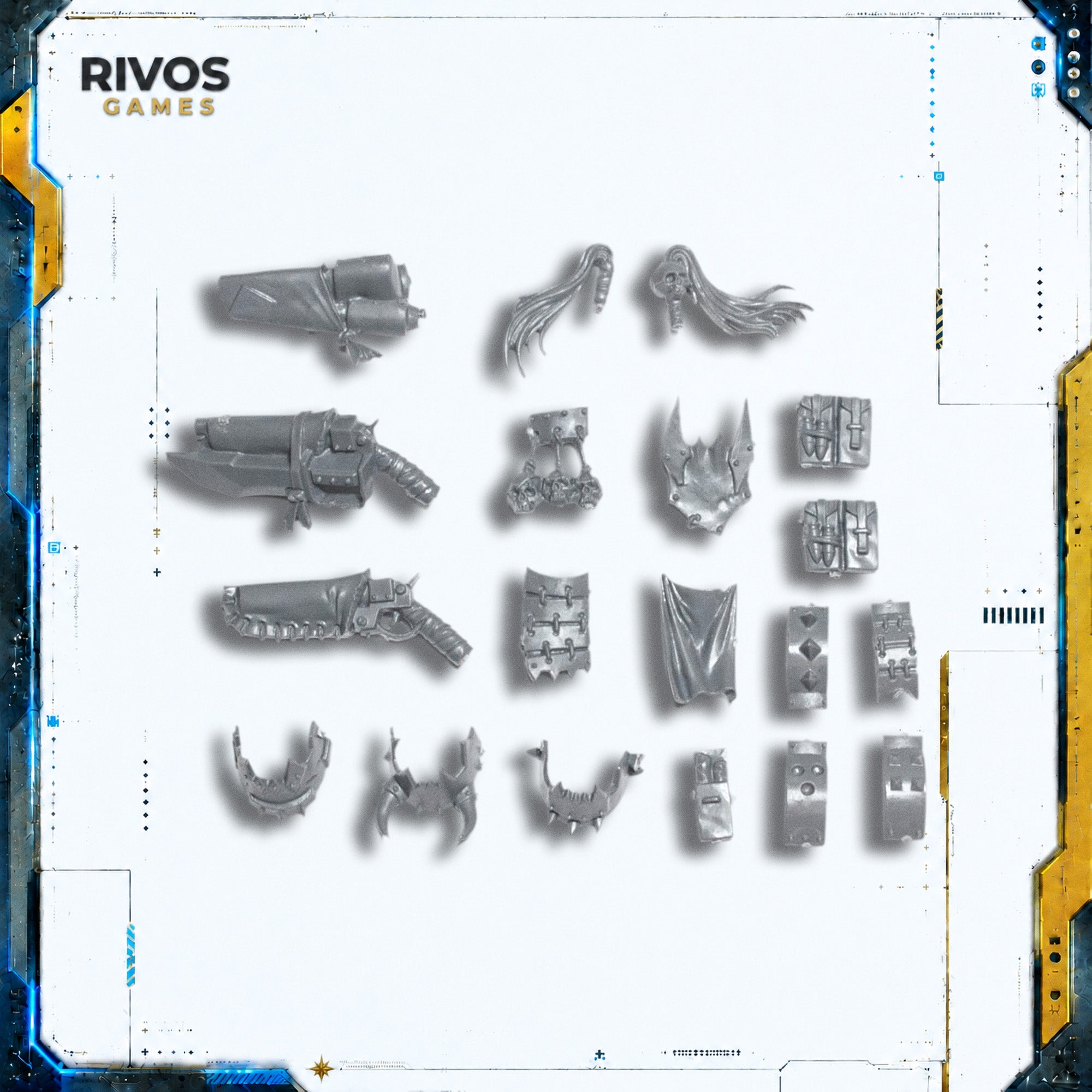 Warhammer 40K Orks Ork Nobz Accessories - Bits (Bitz)