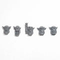 Warhammer 40K Orks Ork Nobz Heads x 5 A Bits Bitz