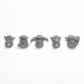 Warhammer 40K Orks Ork Nobz Heads x 5 B Bits Bitz