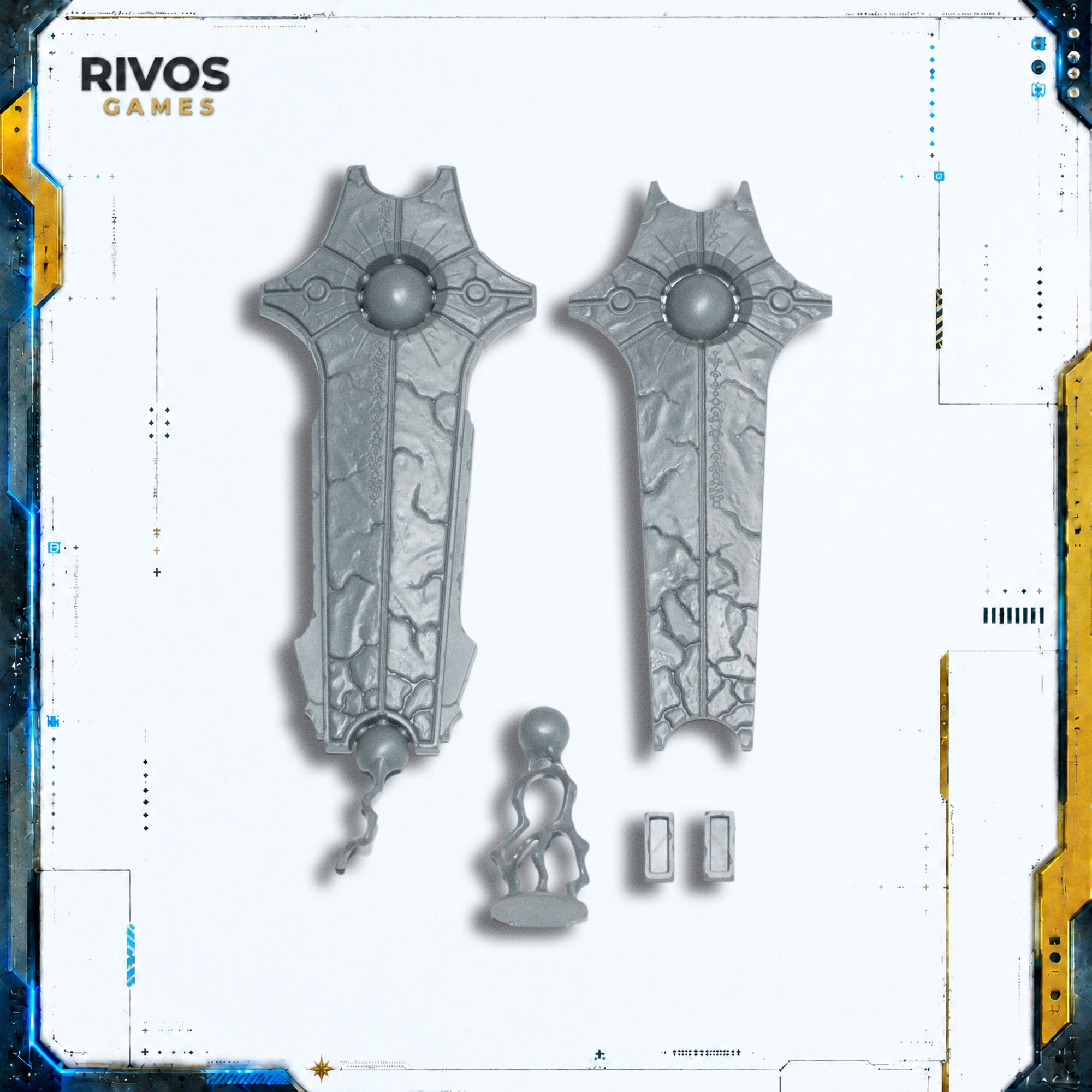 Warhammer 40K Necrons Szarekh The Silent King Triarchal Menhir - Bits (Bitz)
