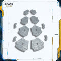 Warhammer 40K Necrons Szarekh The Silent King Dais of Dominion Stairs - Bits (Bitz)