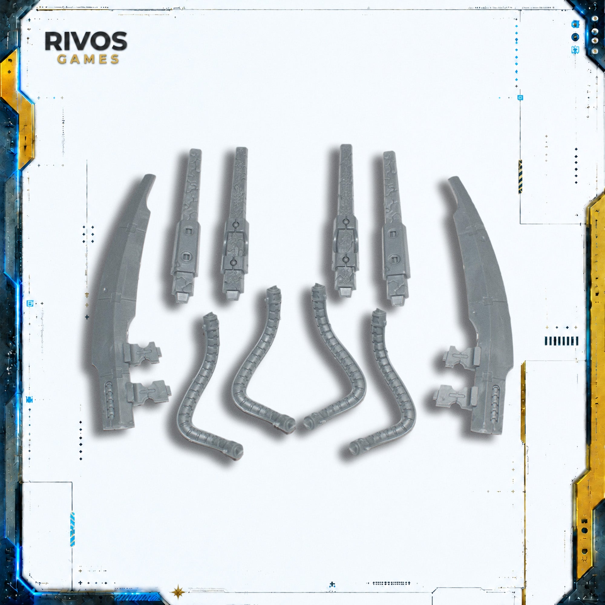 Warhammer 40K Necrons Szarekh The Silent King Dais of Dominion Pillars - Bits (Bitz)