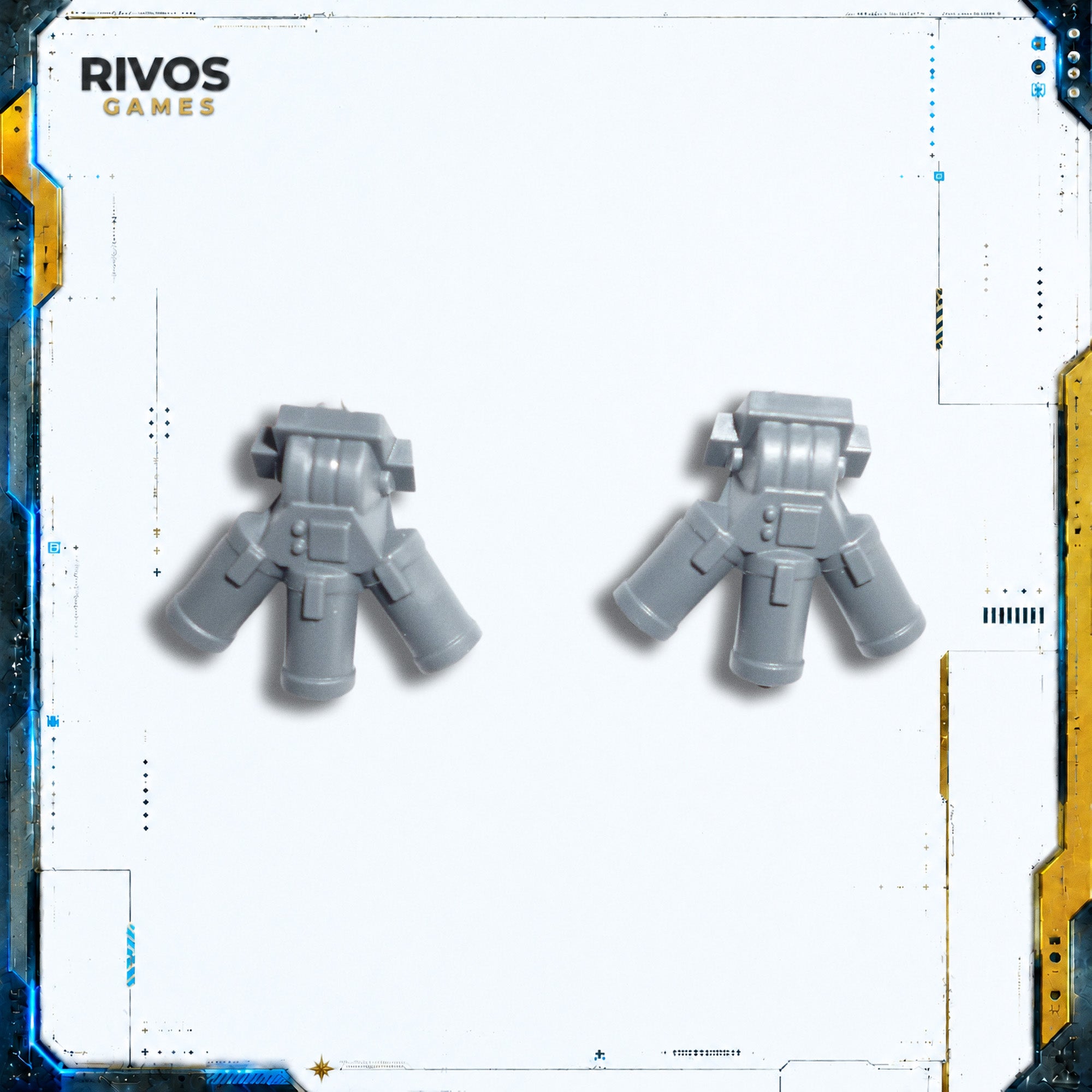Warhammer 40K Blood Angels Baal Predator Smoke Launchers - Bits (Bitz)
