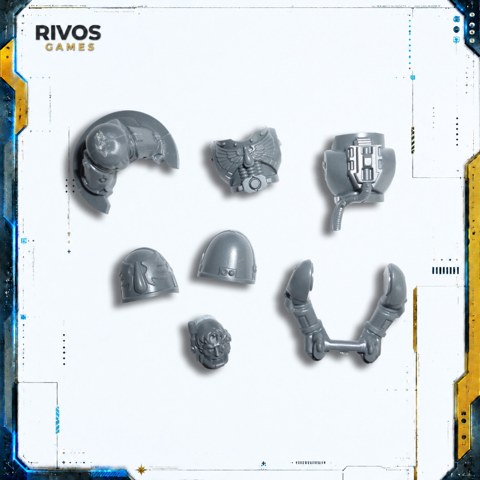 Warhammer 40K Blood Angels Baal Predator Gunner - Bits (Bitz)