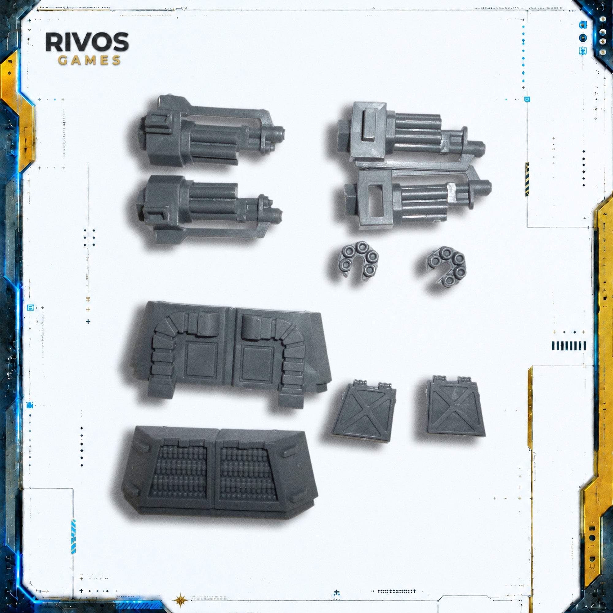 Warhammer 40K Blood Angels Baal Predator Twin linked Assault Cannon - Bits (Bitz)