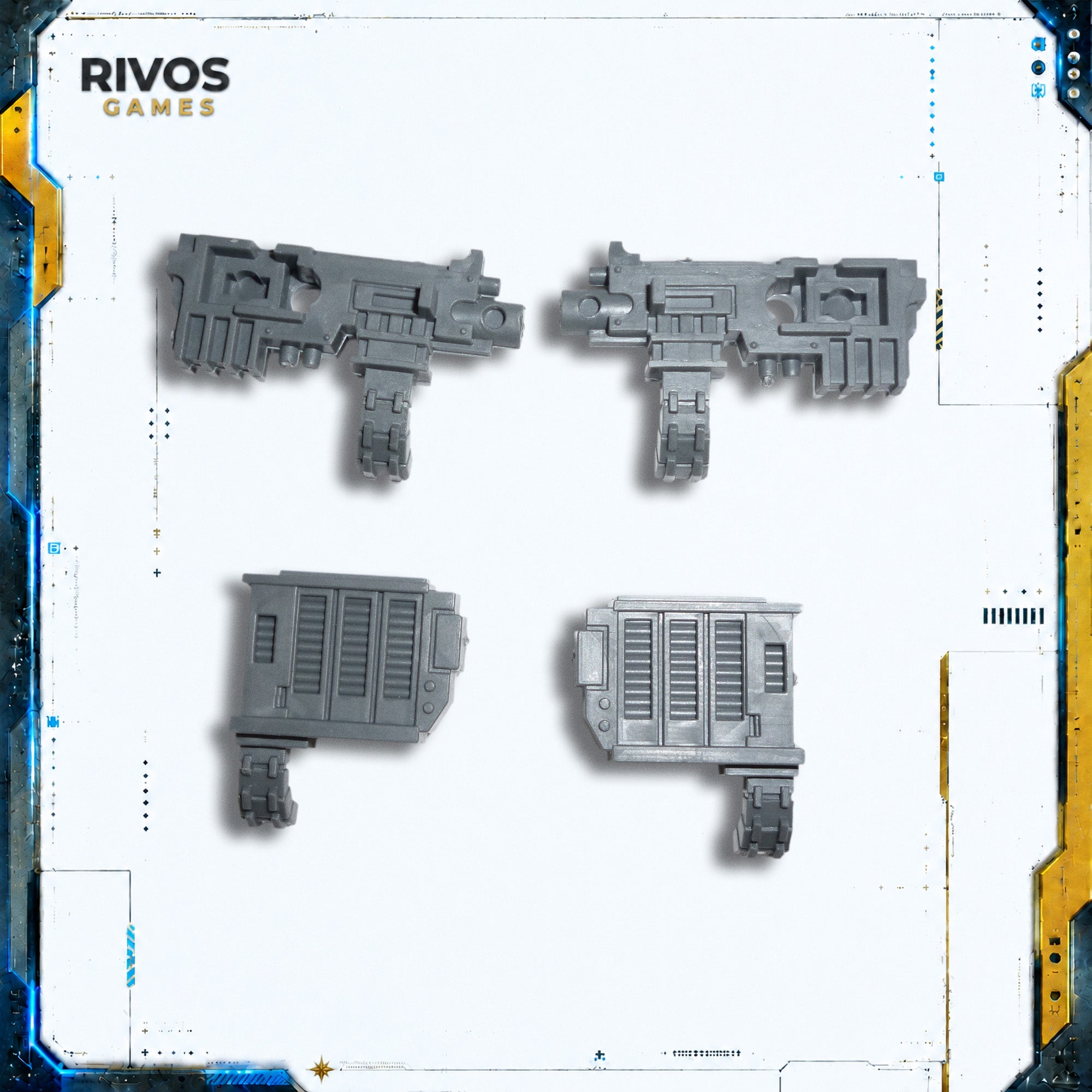 Warhammer 40K Blood Angels Baal Predator Heavy Bolters - Bits (Bitz)