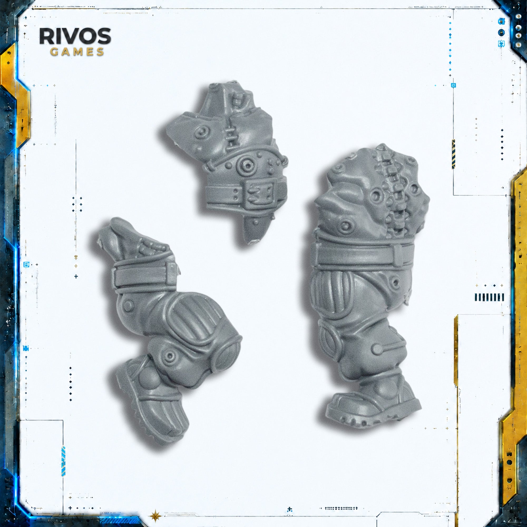 Warhammer 40K Leagues of Votann Cthonian Beserks Legs and Torso A - Bits (Bitz)
