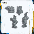 Warhammer 40K Leagues of Votann Cthonian Beserks Legs and Torso B - Bits (Bitz)
