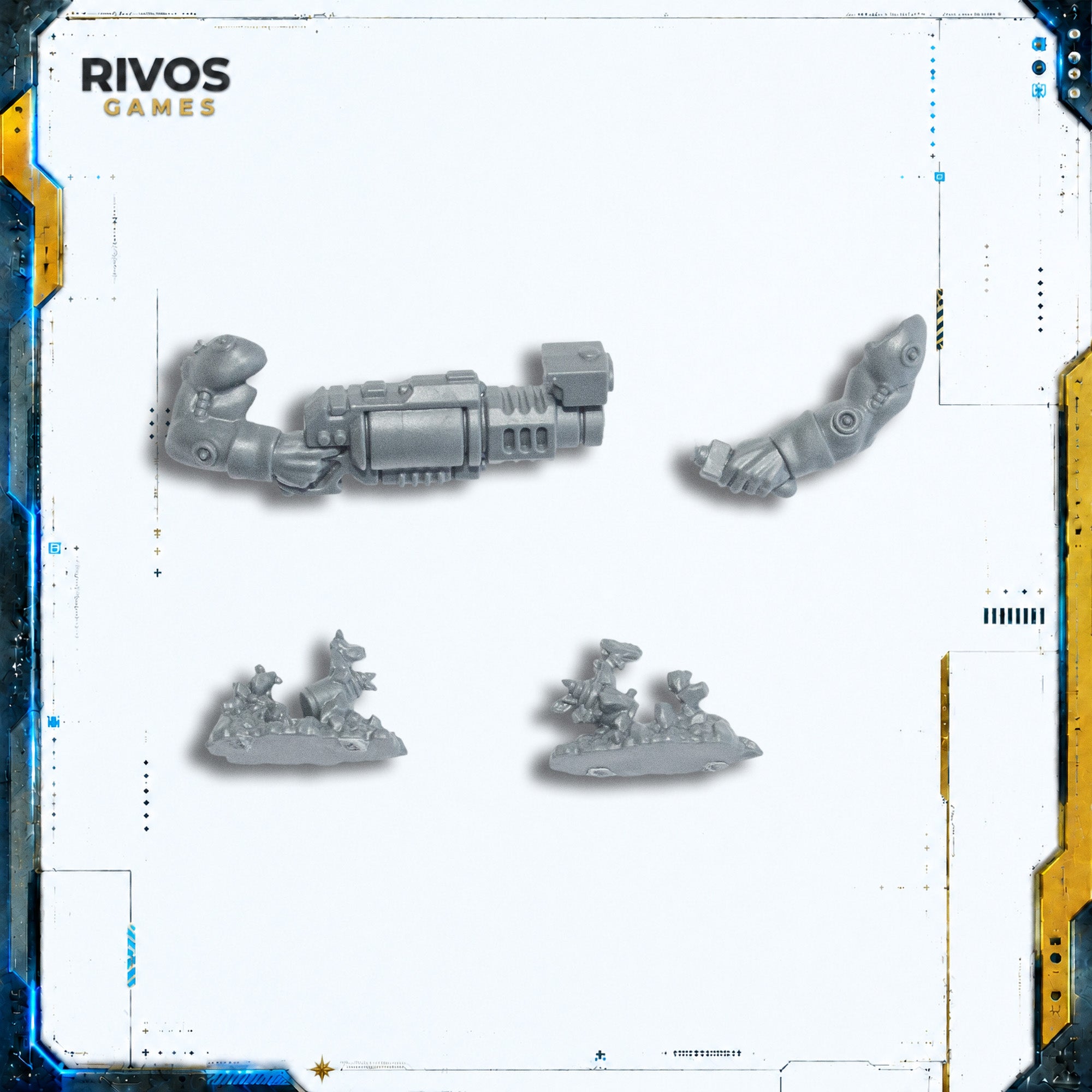 Warhammer 40K Leagues of Votann Cthonian Beserks Mole Grenade Launcher - Bits (Bitz)