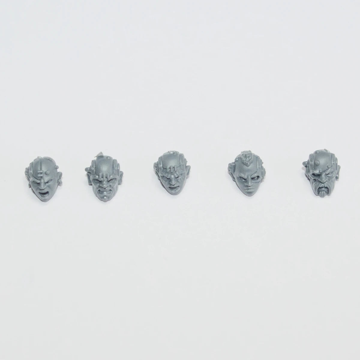 Warhammer 40K Leagues of Votann Cthonian Beserks Heads x 5 Bits Bitz
