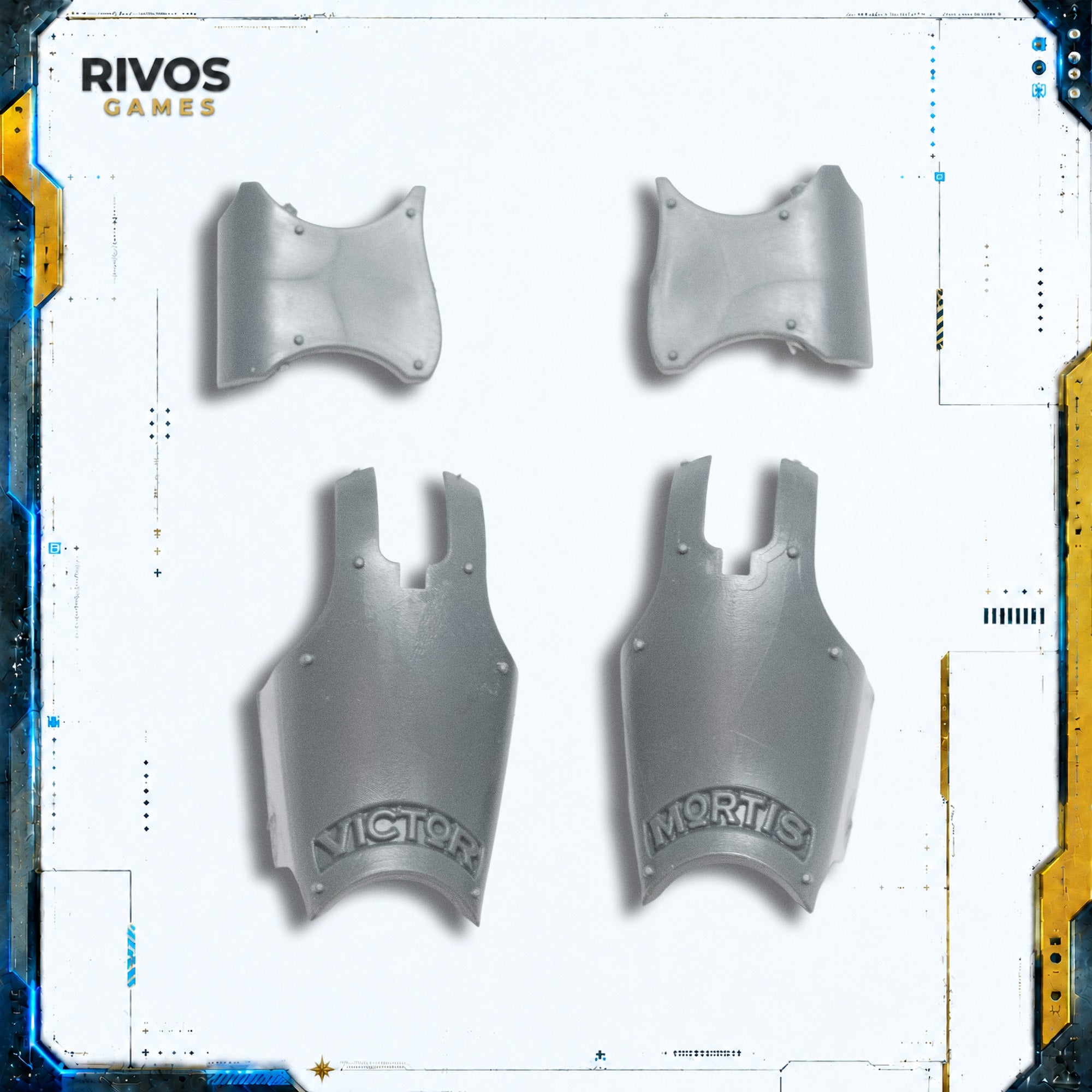 Warhammer 40K Grey Knights Nemesis Dreadknight Leg Armour - Bits (Bitz)