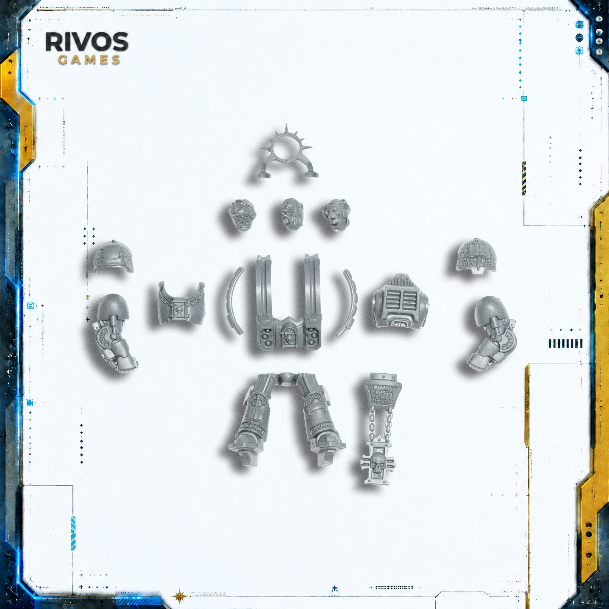 Warhammer 40K Grey Knights Nemesis Dreadknight Grand Master - Bits (Bitz)
