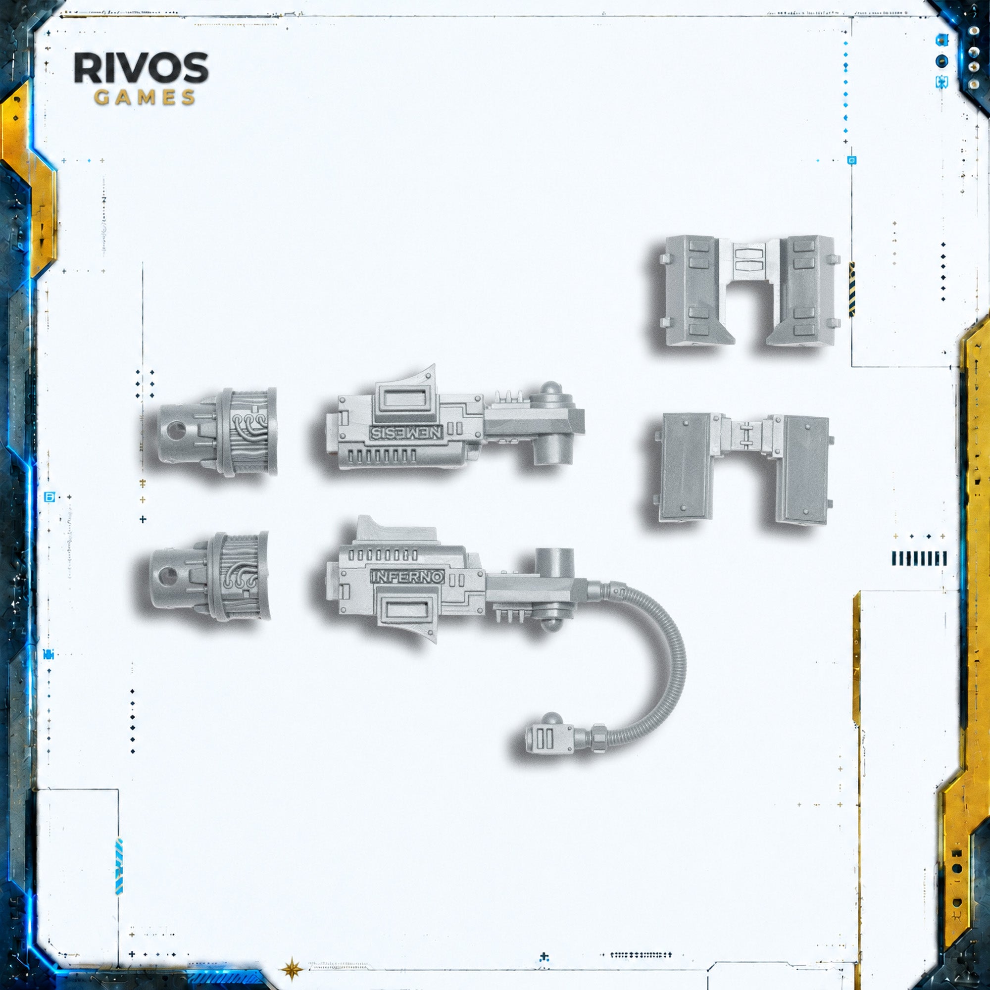 Warhammer 40K Grey Knights Nemesis Dreadknight Heavy Psycannon - Bits (Bitz)