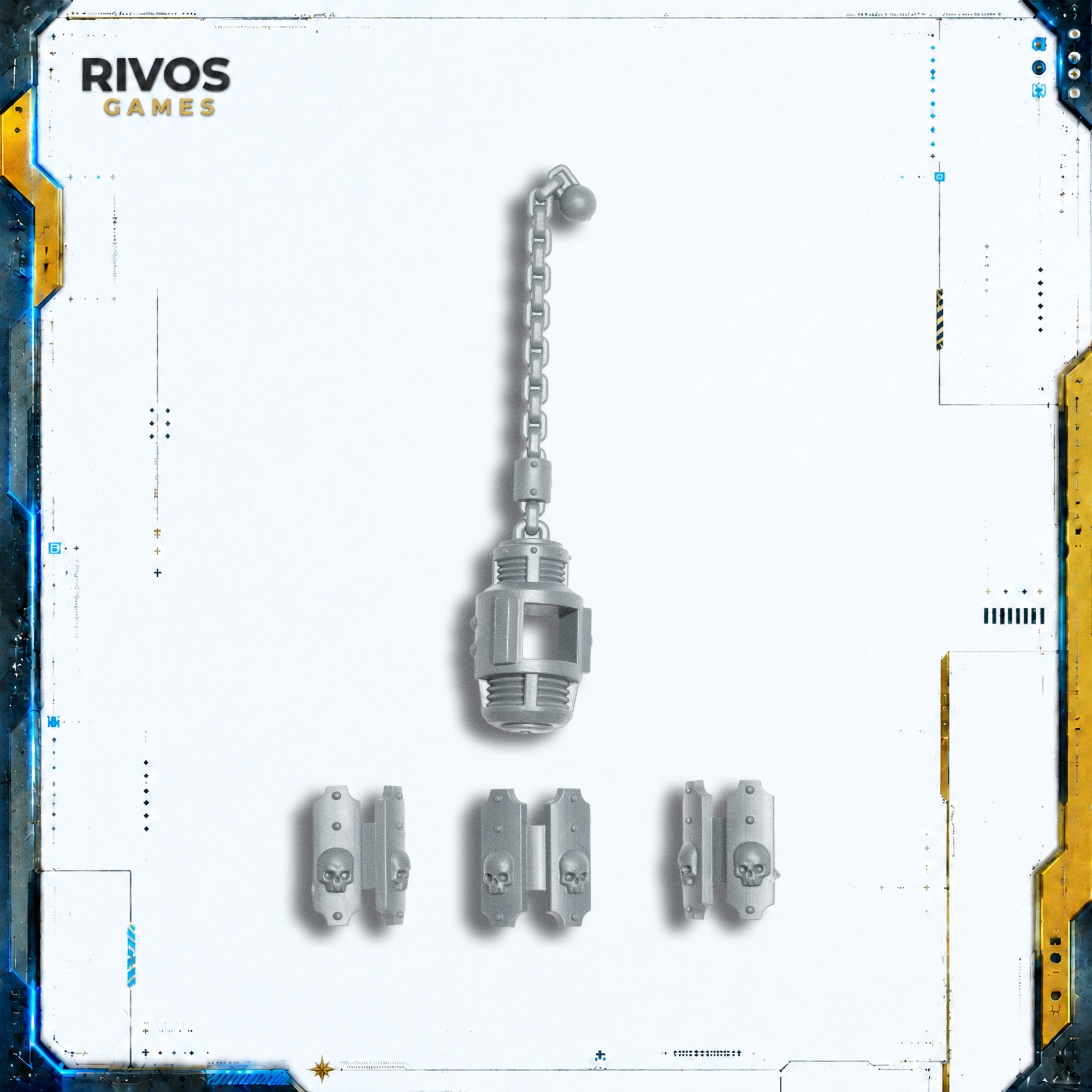 Warhammer 40K Grey Knights Nemesis Dreadknight Nemesis Flail - Bits (Bitz)