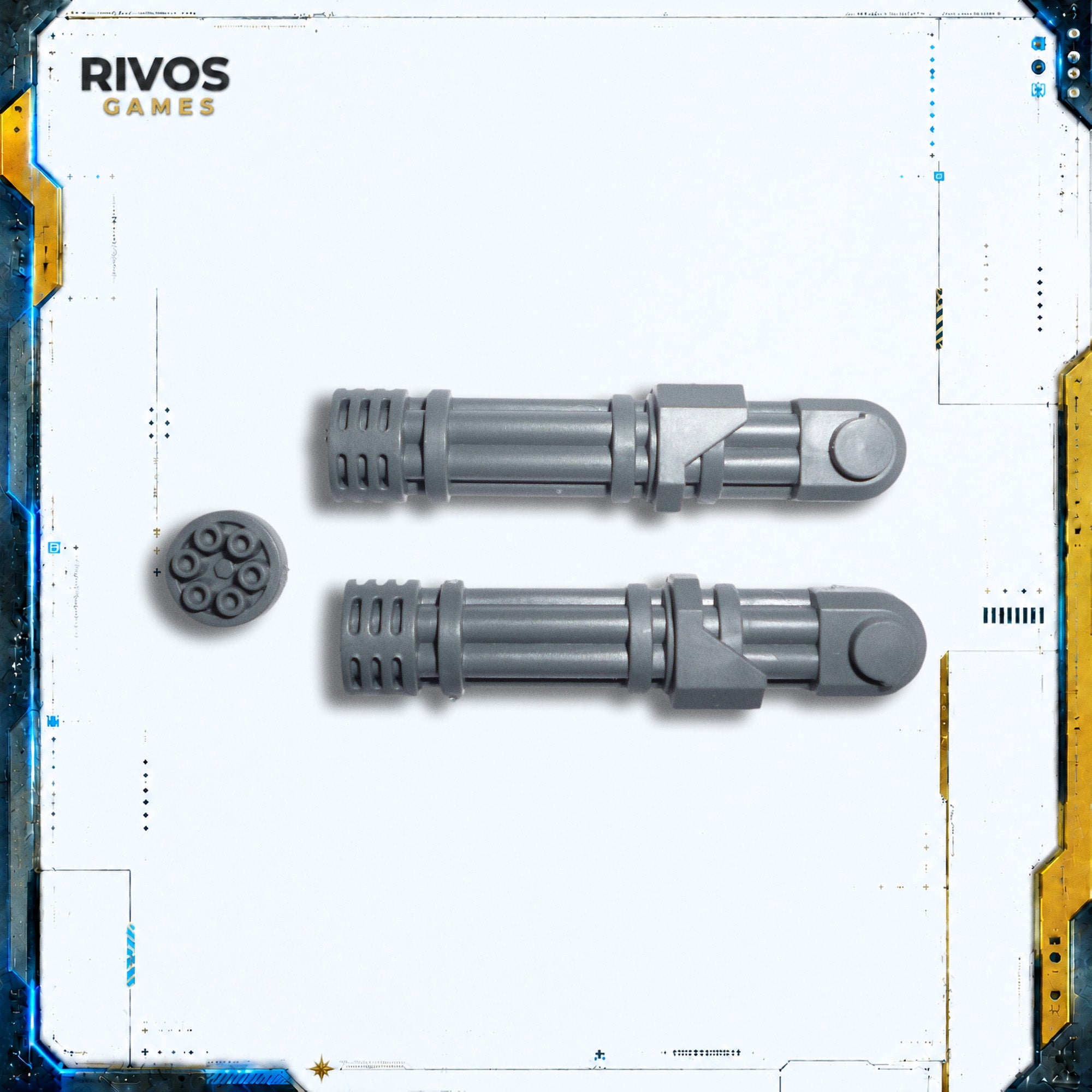 Warhammer 40K Space Marines Primaris Repulsor Heavy Gatling Cannon - Bits (Bitz)