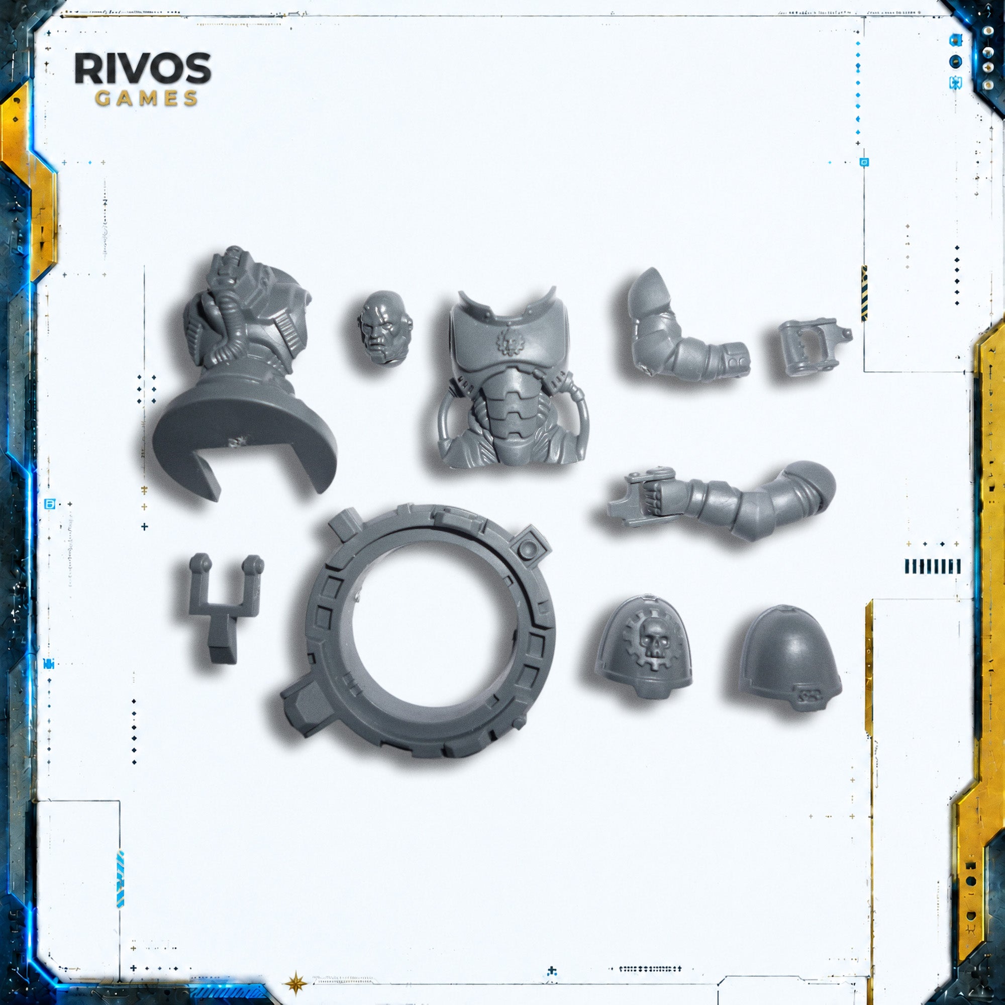 Warhammer 40K Space Marines Primaris Repulsor Gunner - Bits (Bitz)