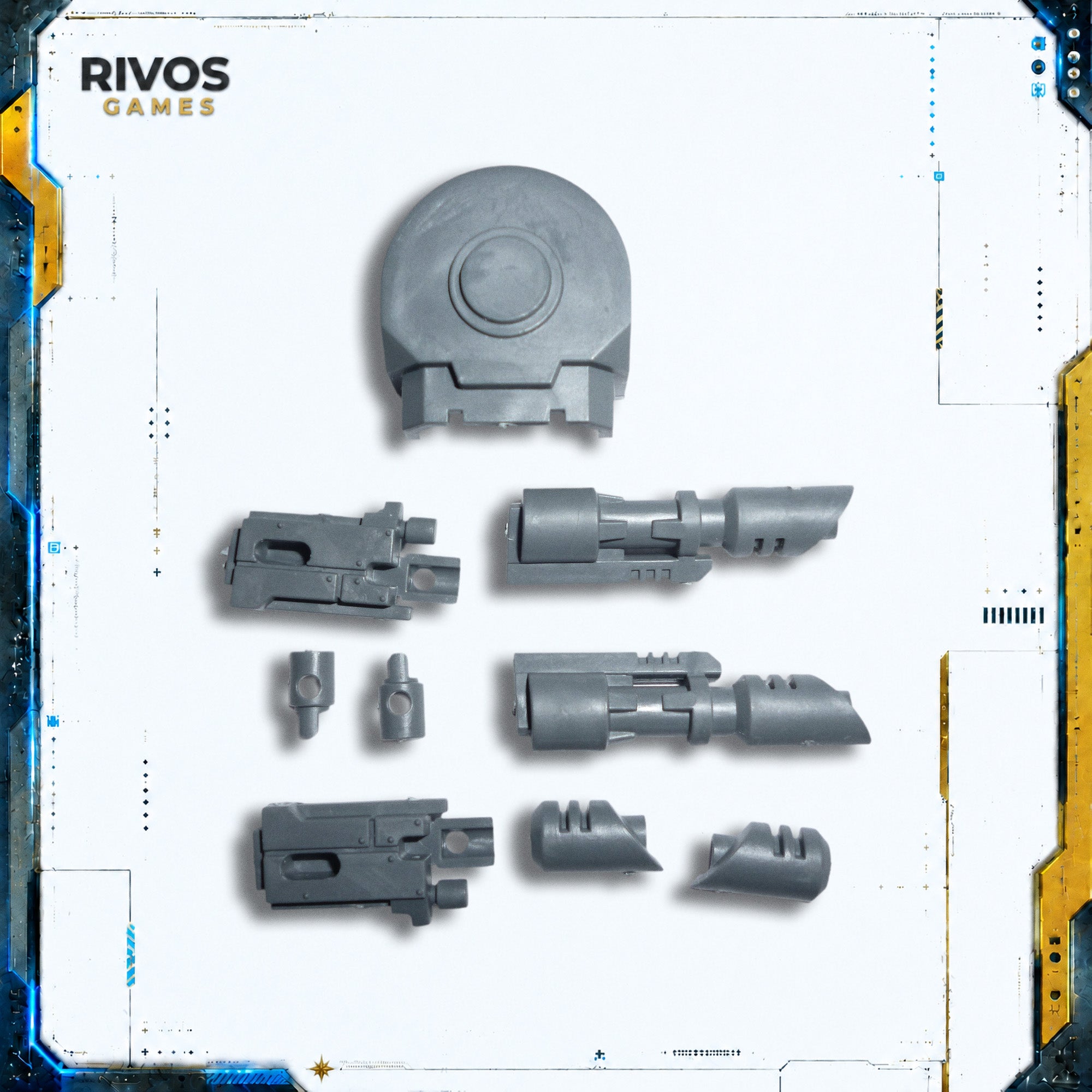 Warhammer 40K Space Marines Primaris Repulsor Twin Lascannon/HeavyBolter - Bits (Bitz)