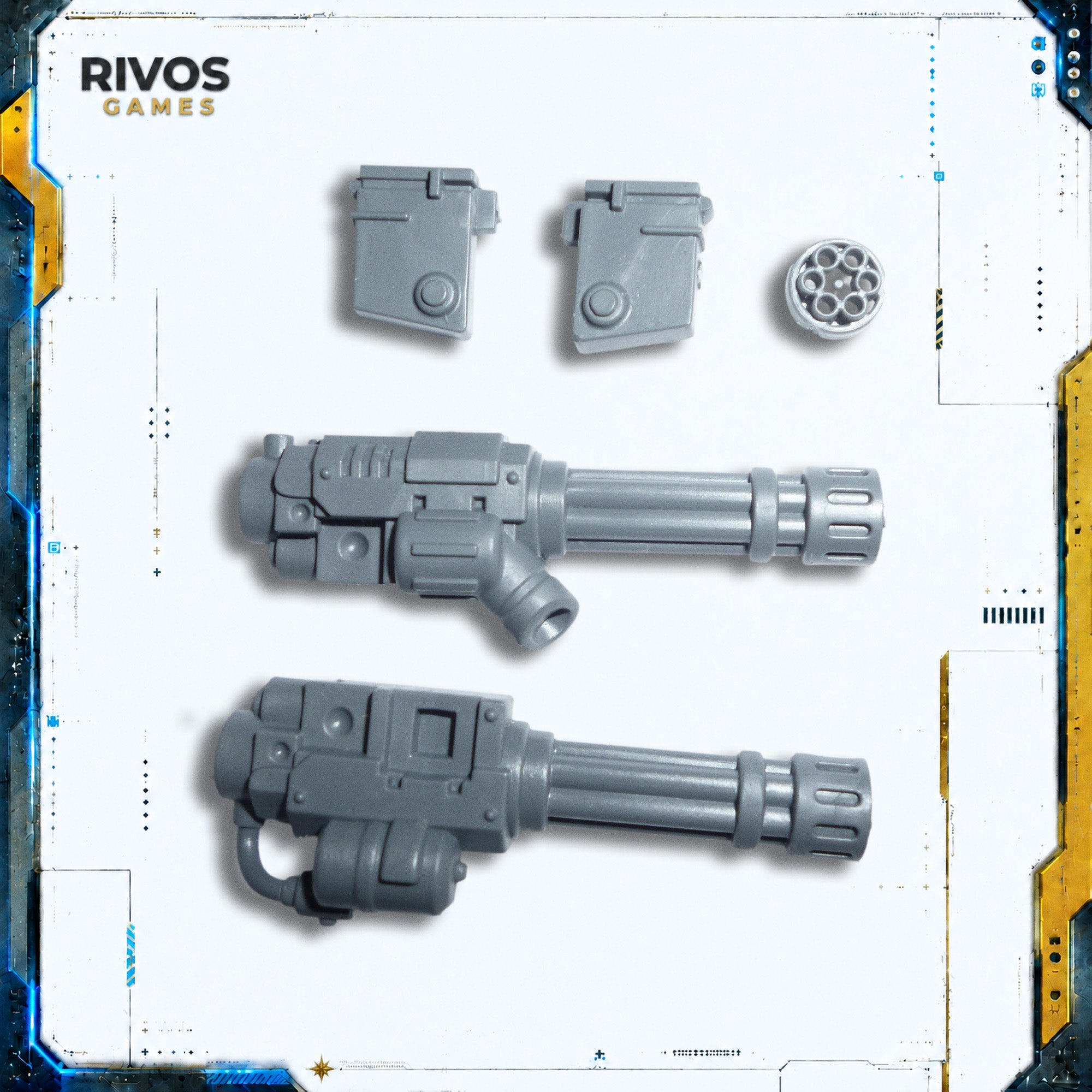 Warhammer 40K Space Marines Primaris Repulsor Onslaught Gatling Cannon - Bits (Bitz)