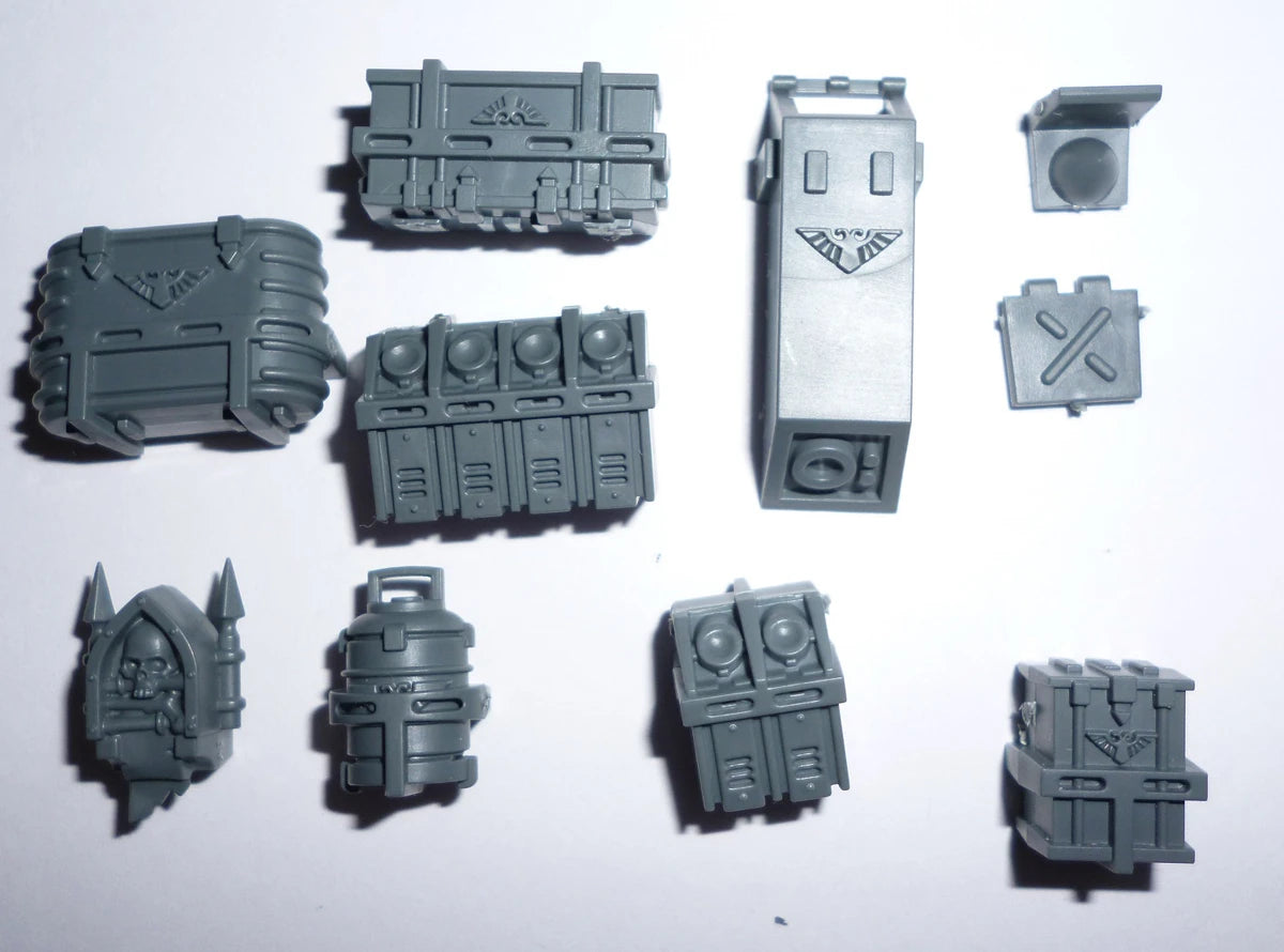 Warhammer 40K Space Marines Primaris Repulsor Ammo Crates Bits Bitz