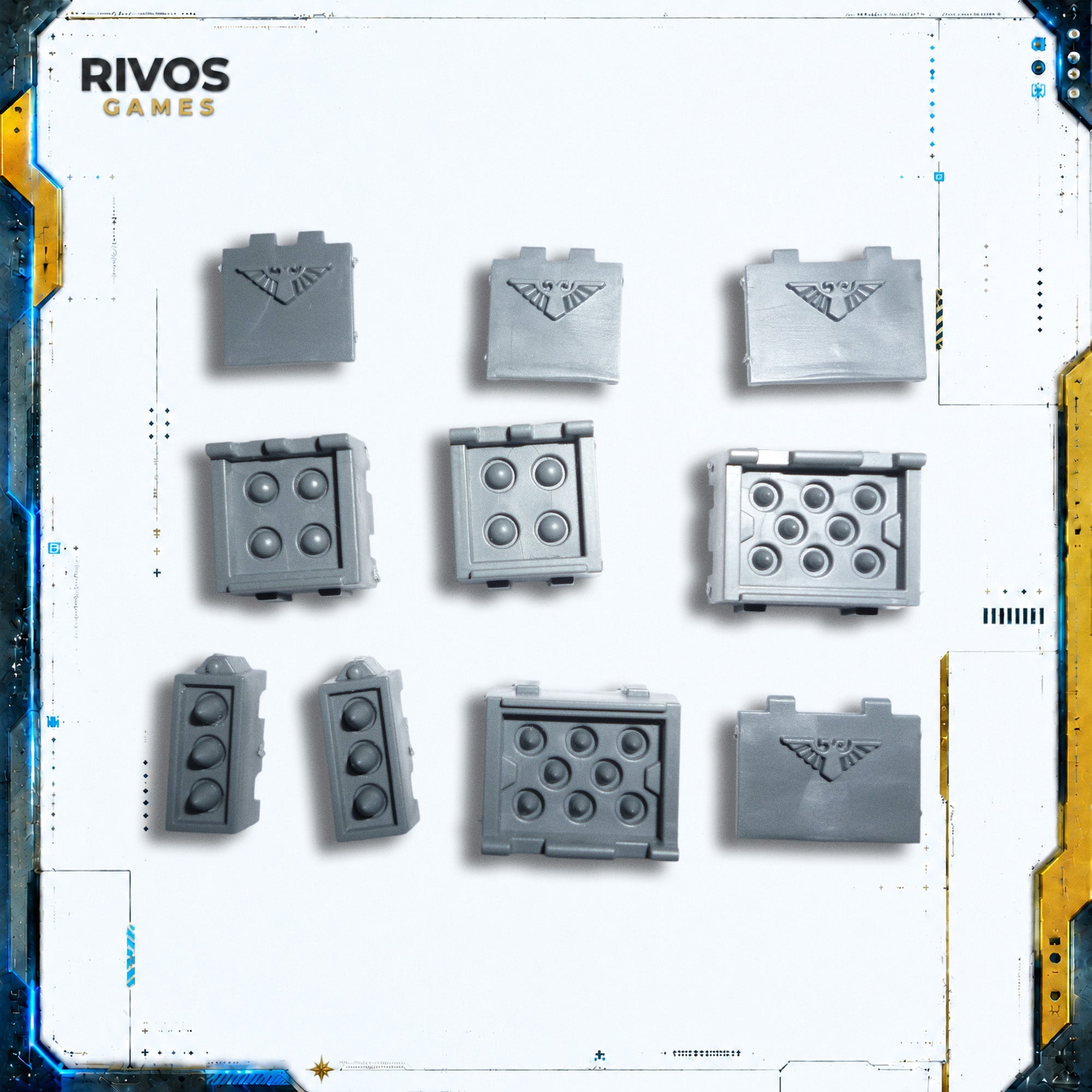Warhammer 40K Space Marines Primaris Repulsor Grenade Launchers - Bits (Bitz)