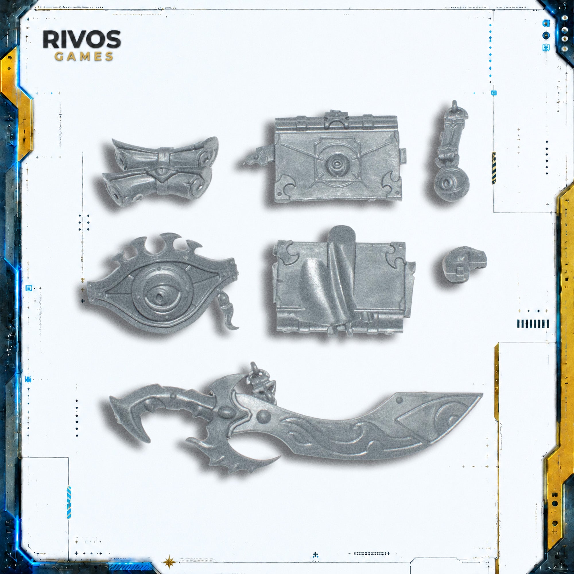 Warhammer 40K Thousand Sons Magnus The Red Accessories - Bits (Bitz)