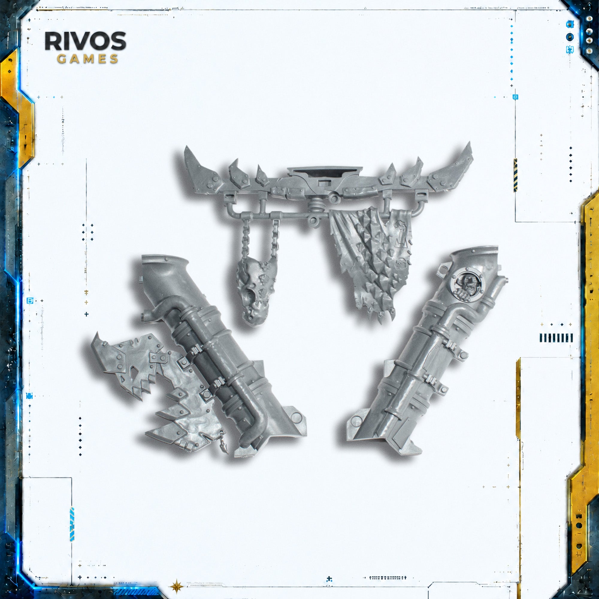 Warhammer 40K Orks Ork Kill Rig Wurrtower Mast and Totem - Bits (Bitz)