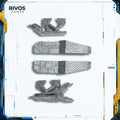 Warhammer 40K Orks Ork Kill Rig Skis - Bits (Bitz)