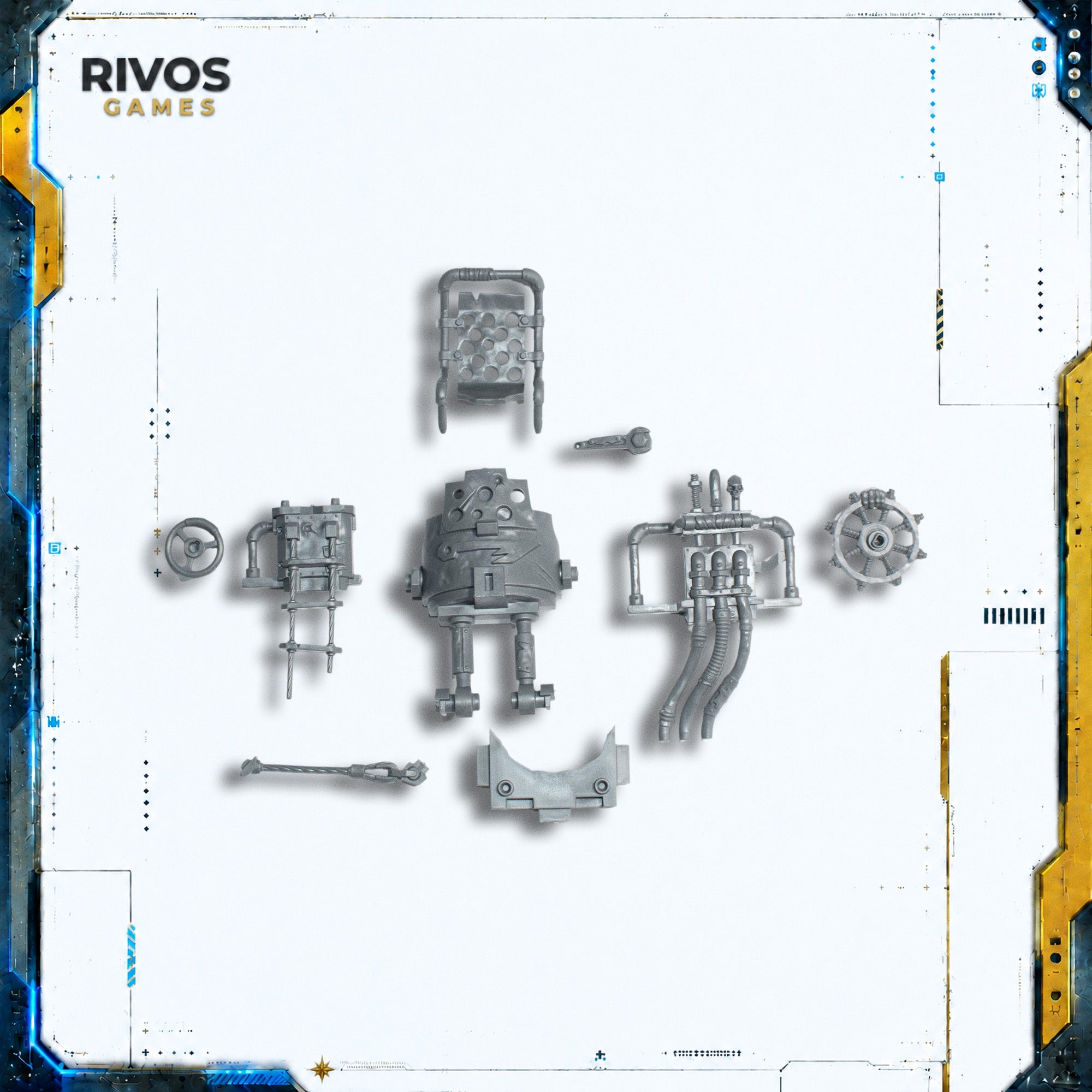 Warhammer 40K Orks Ork Kill Rig Driver Controls - Bits (Bitz)