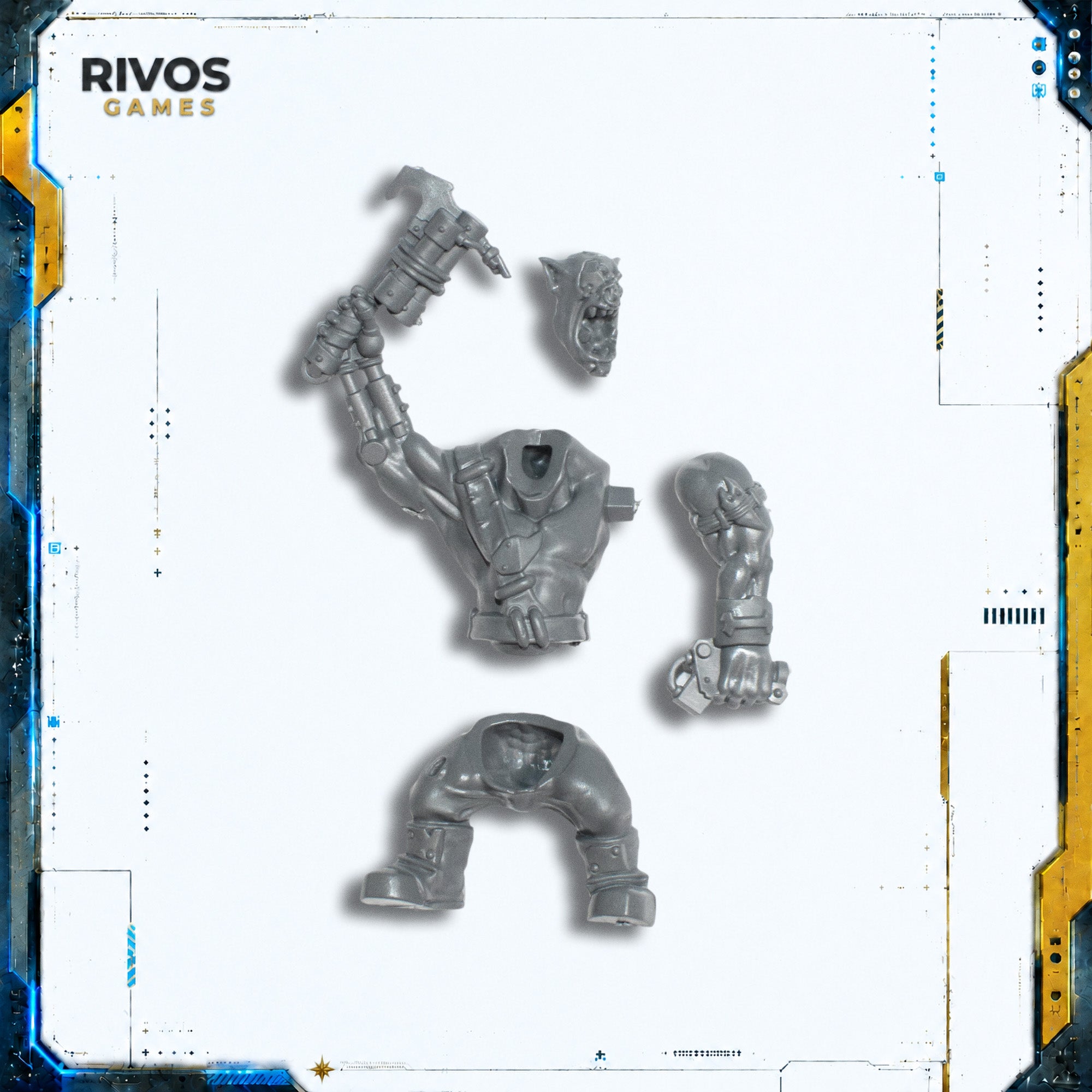 Warhammer 40K Orks Ork Kill Rig Gunner A - Bits (Bitz)