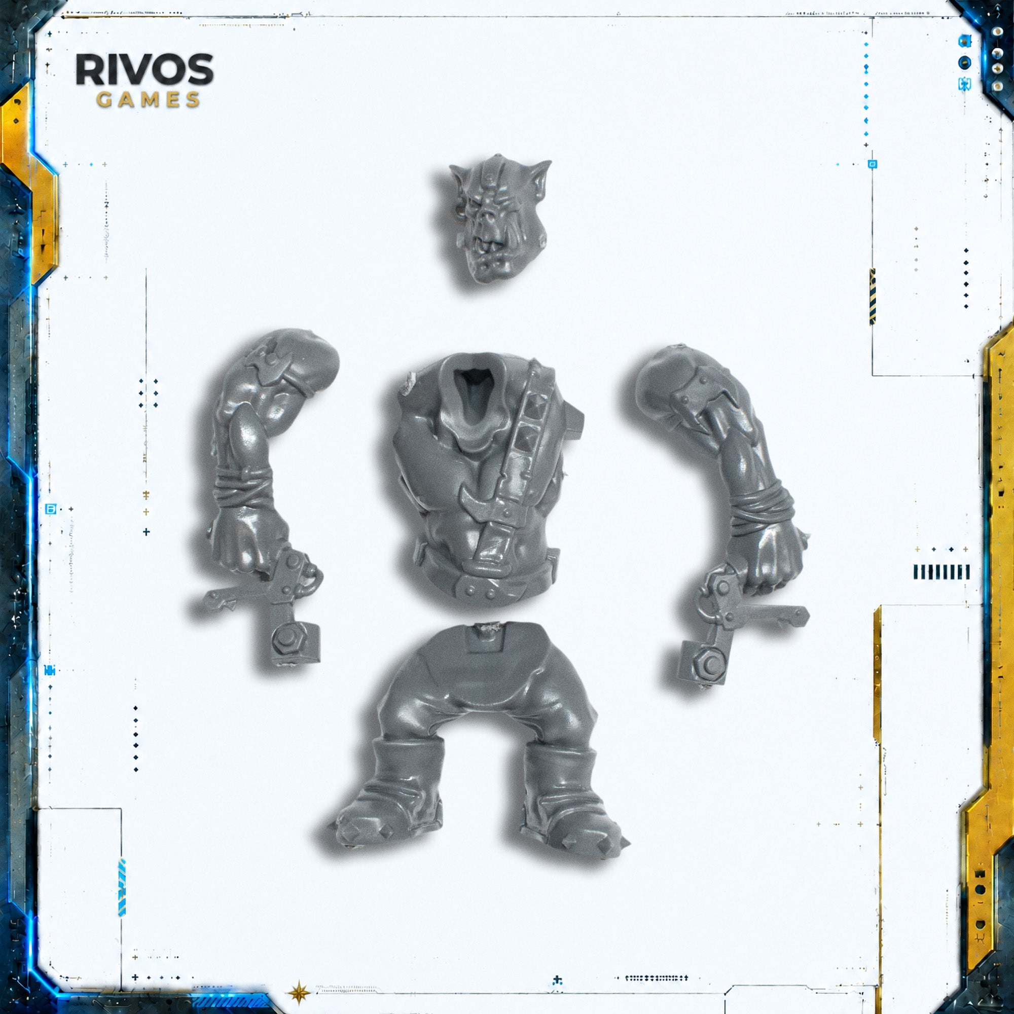 Warhammer 40K Orks Ork Kill Rig Gunner B - Bits (Bitz)