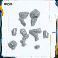 Warhammer 40K Space Wolves Wulfen Legs and Torso B - Bits (Bitz)