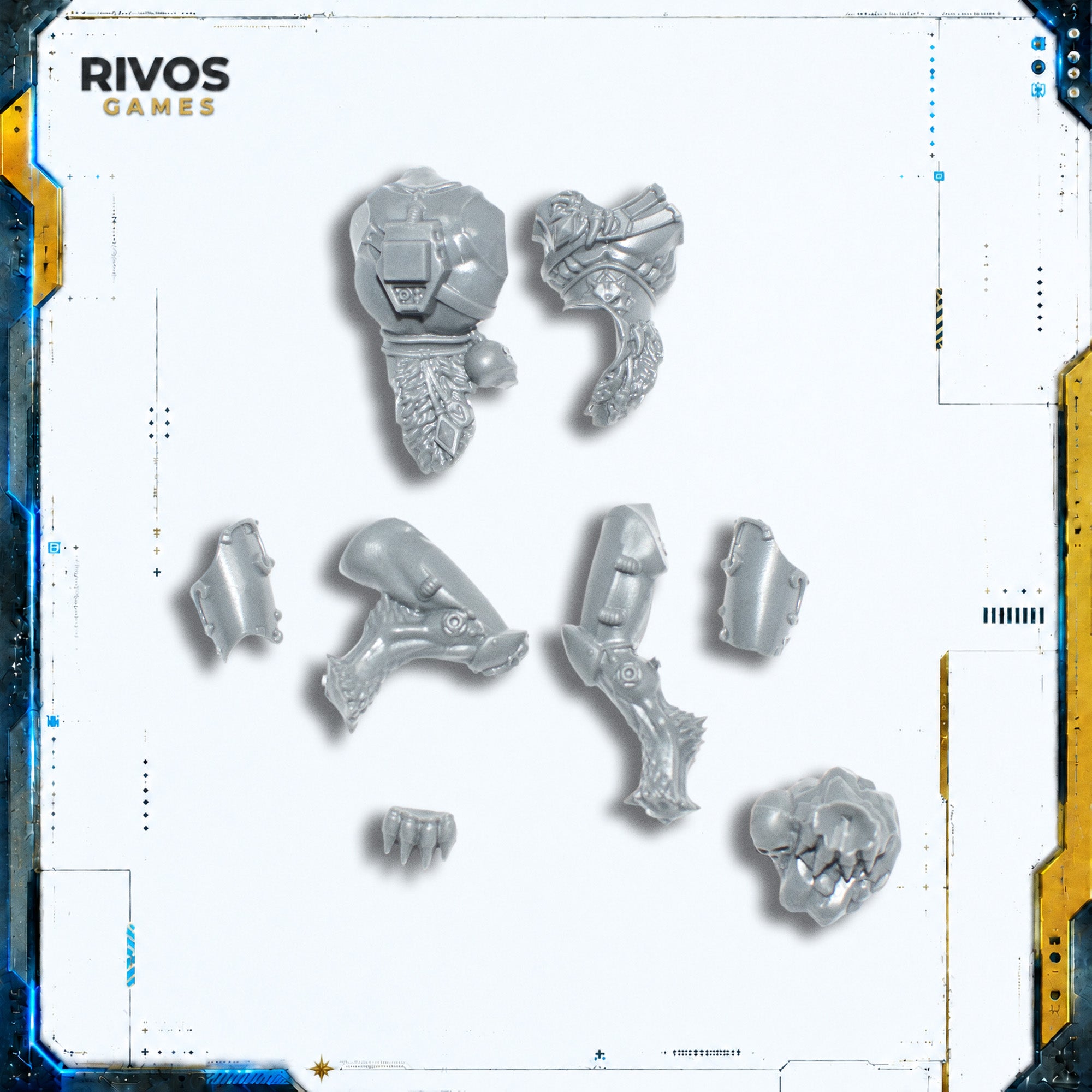 Warhammer 40K Space Wolves Wulfen Legs and Torso C - Bits (Bitz)