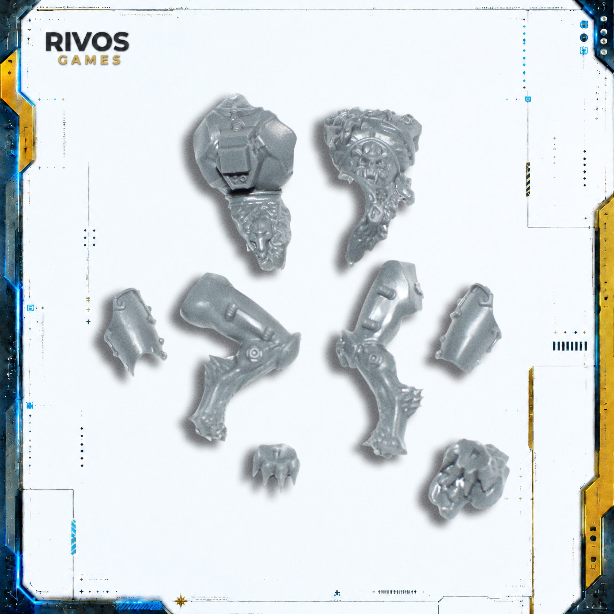Warhammer 40K Space Wolves Wulfen Legs and Torso D - Bits (Bitz)