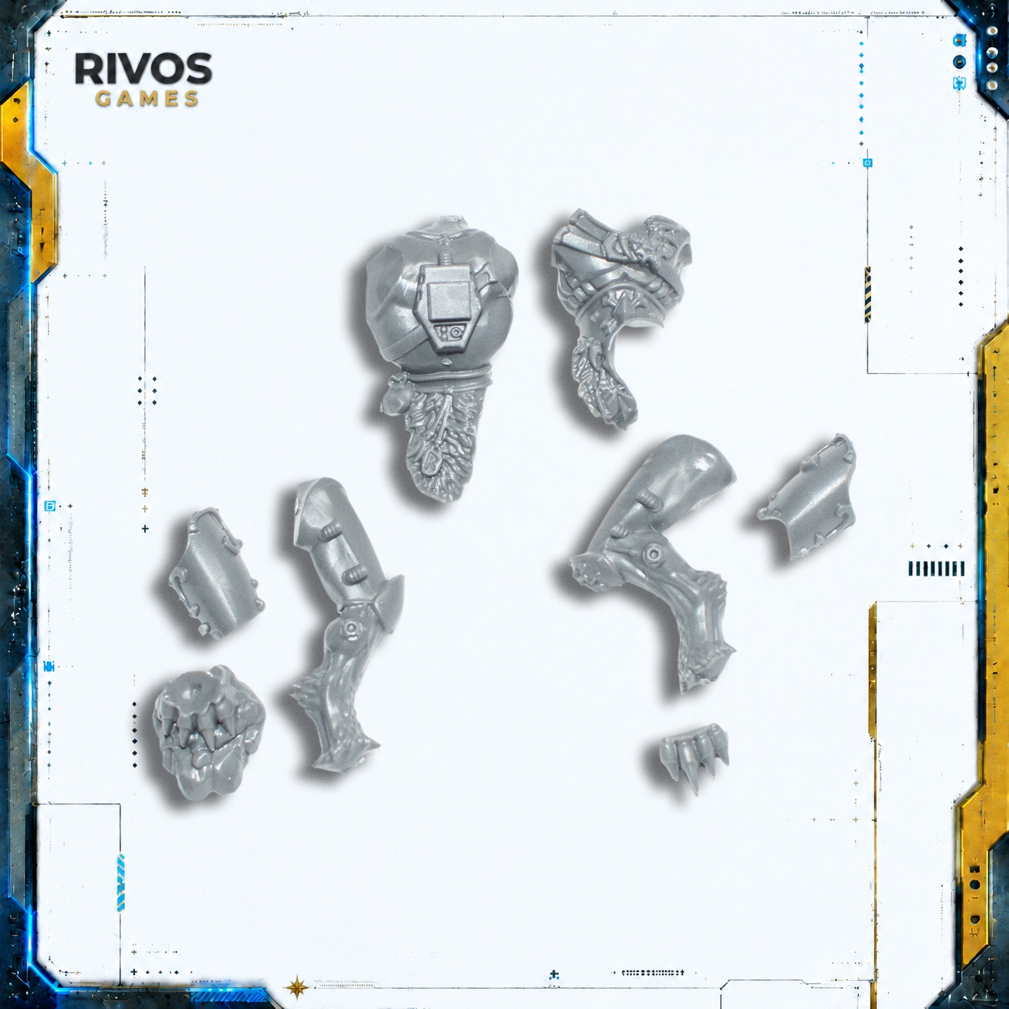 Warhammer 40K Space Wolves Wulfen Legs and Torso E - Bits (Bitz)