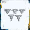 Warhammer 40K Space Wolves Wulfen Backpacks x 5 - Bits (Bitz)