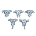 Warhammer 40K Space Wolves Wulfen Backpacks x 5 Bits Bitz