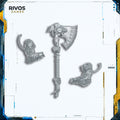 Warhammer 40K Space Wolves Wulfen Great Frost Axe B - Bits (Bitz)