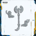 Warhammer 40K Space Wolves Wulfen Great Frost Axe C - Bits (Bitz)