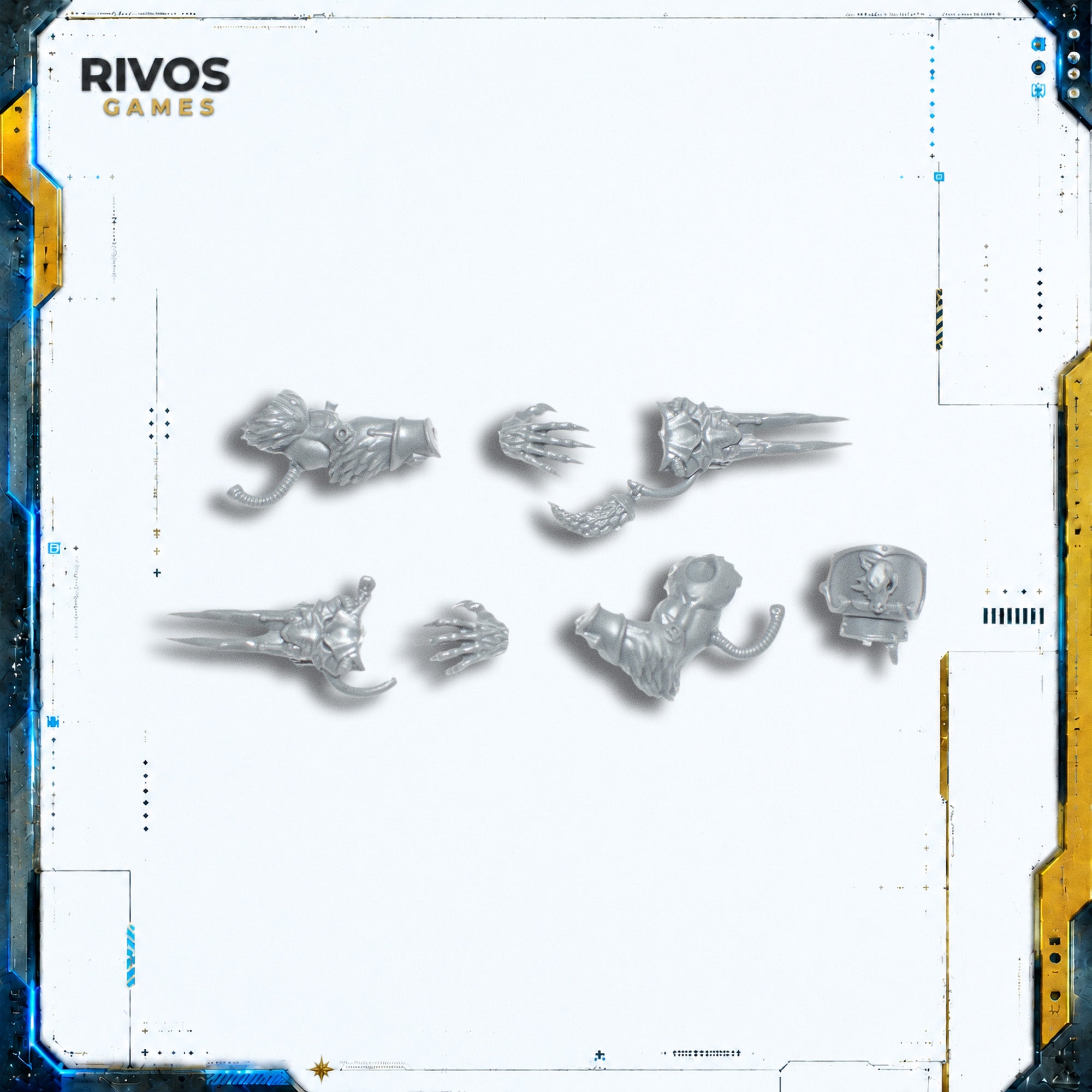 Warhammer 40K Space Wolves Wulfen Frost Claws A - Bits (Bitz)